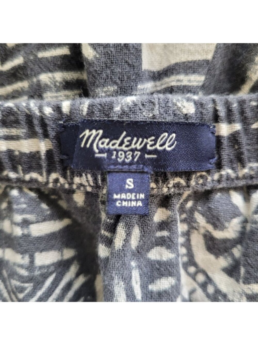 Madewell Kingston Cover-Up Jumpsuit in Inkspell Womens Size S Pockets Beach - Picture 6 of 8